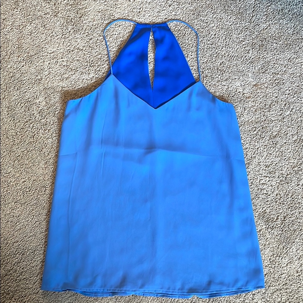 Blue Women's Halter Top